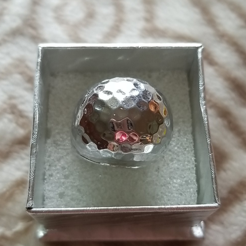 Silver Domed Ring